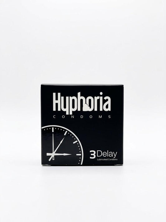 Hyphoria Condoms – 3 Lubricated Condoms Pack