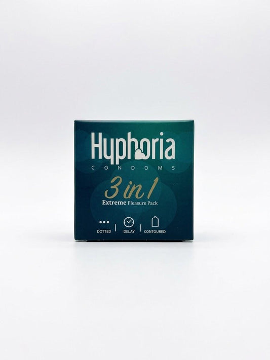 Hyphoria 3-in-1 Condoms Pack